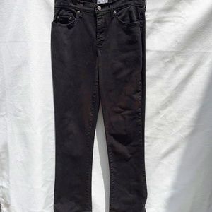 French Dressing Jeans black wash boot cut denim size 6